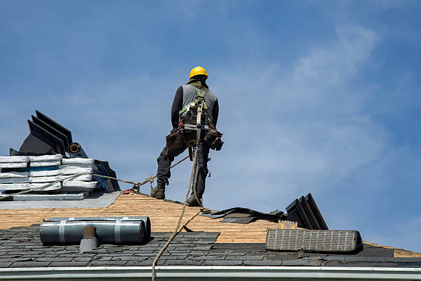 Professional Roofing technician working in Cherryville, NC